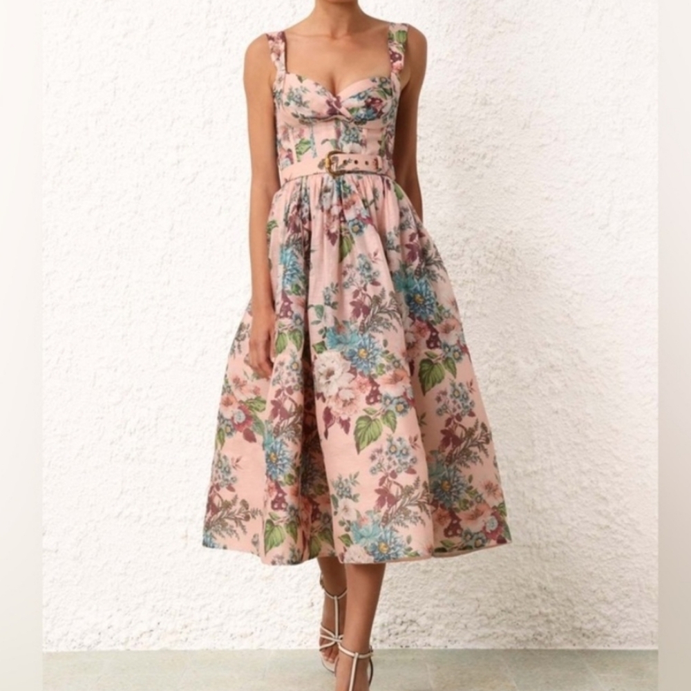 Zimmerman matchmaker midi dress size 0